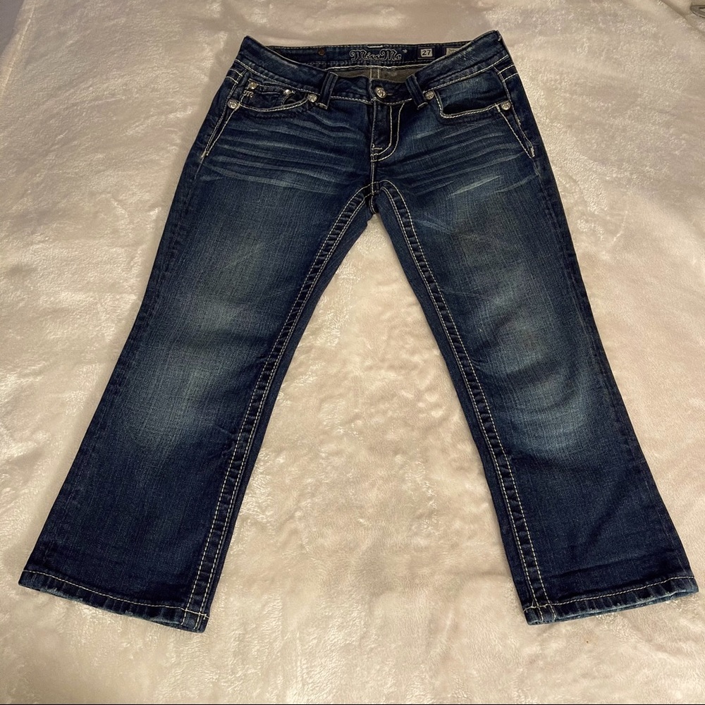 Miss Me Cropped Jeans #JP5369 Sz 27